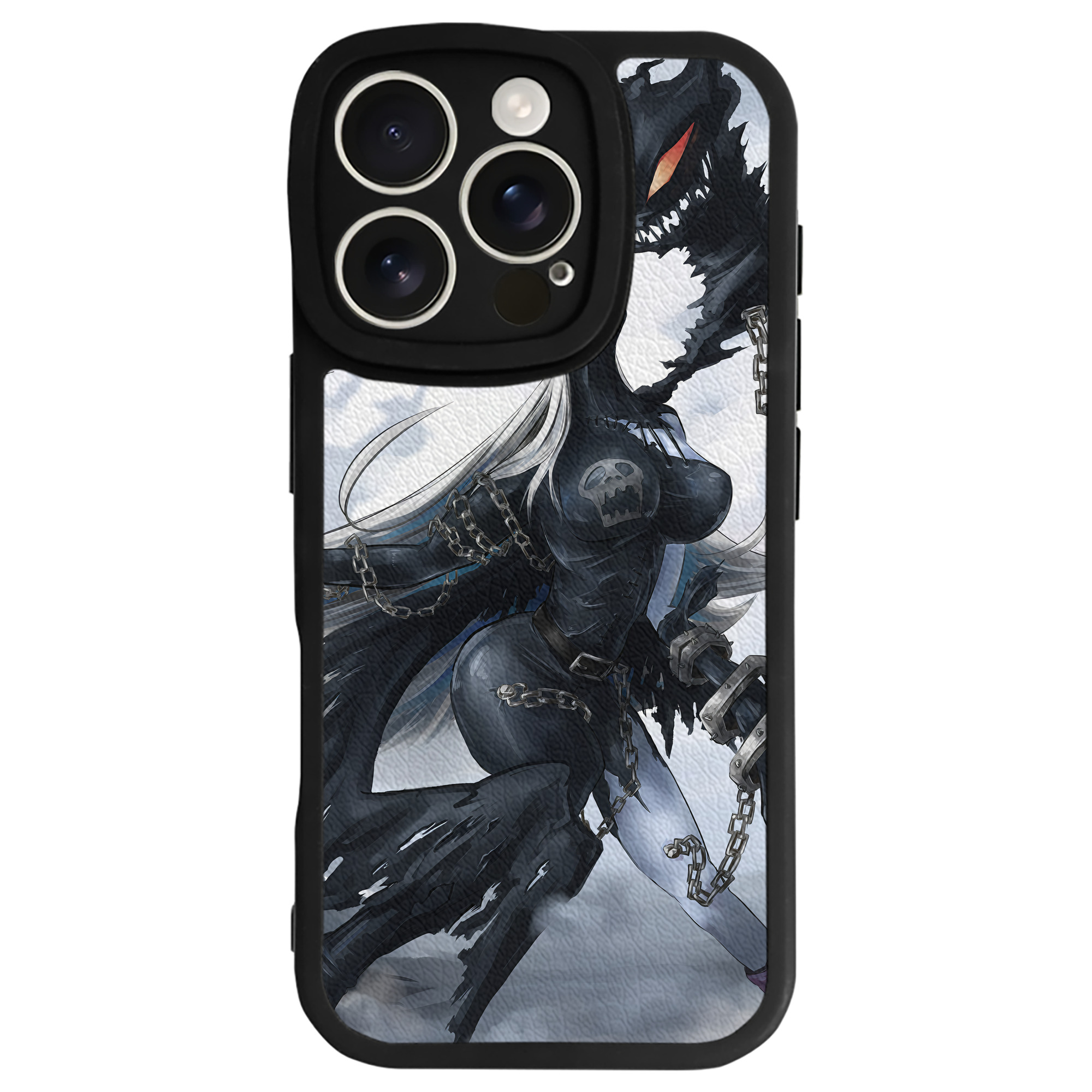 （画像用） Digimon デジタルモンスター/デジモン 【iPhone 16シリーズ対応】シリコンスマホケース（レザー調） 材質：シリコン